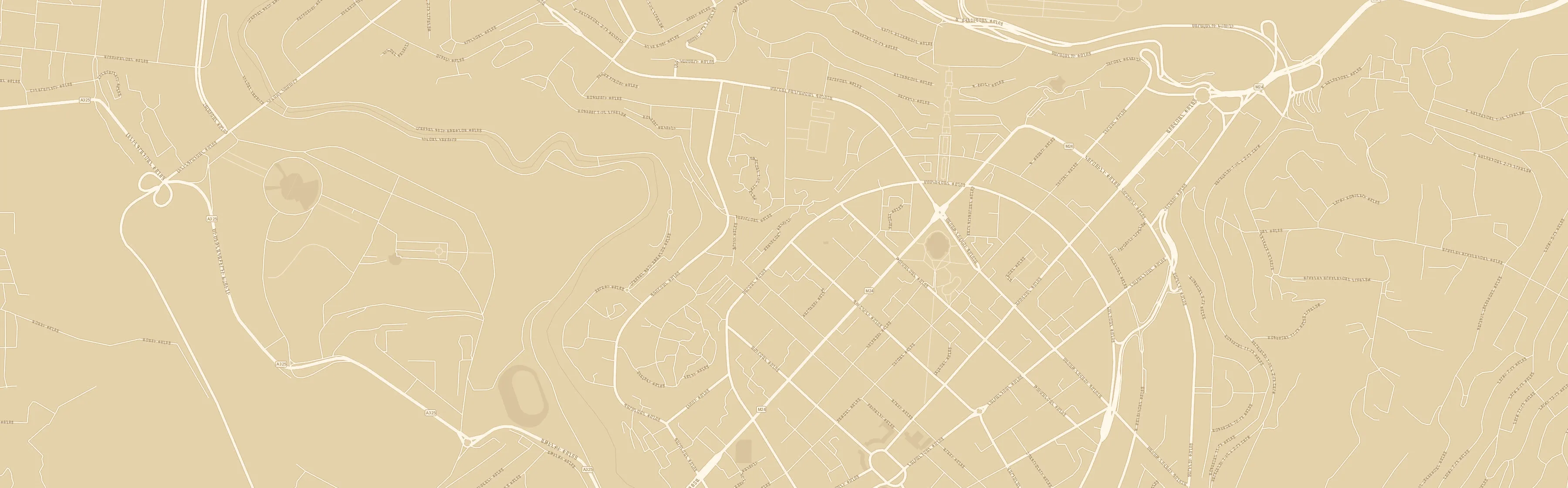 Street map of central Yerevan around Saryan Street and Pushkin Street